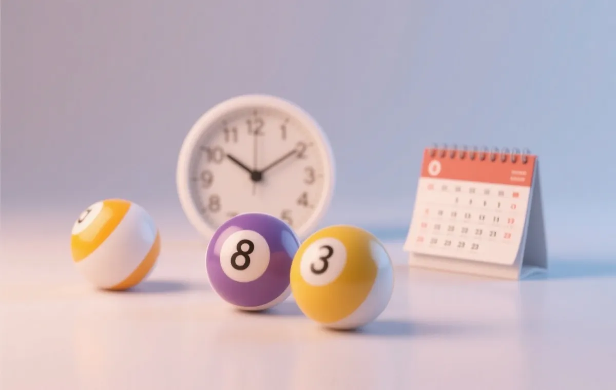 开奖与时间日历示意图