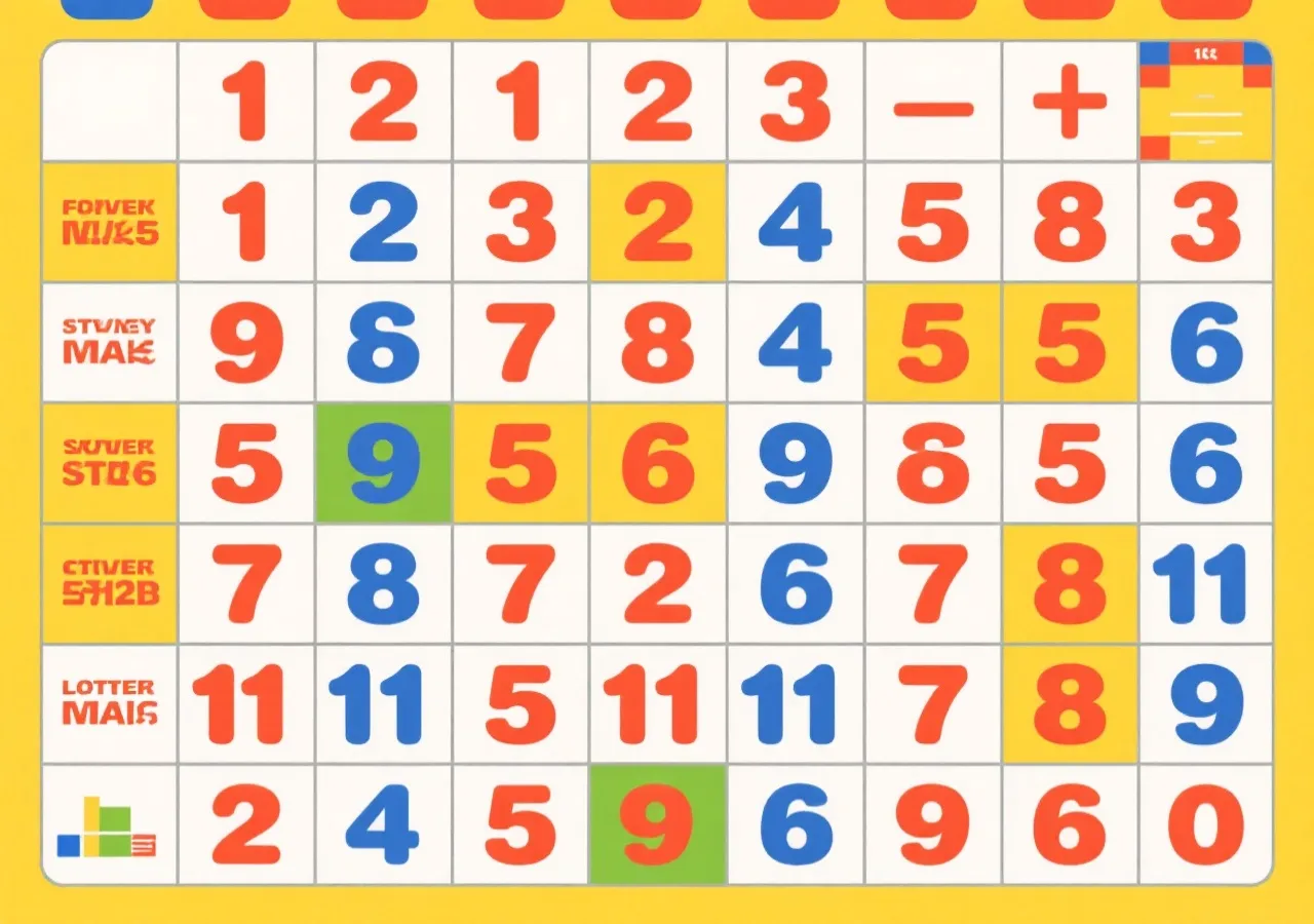 号码统计与趋势图示例