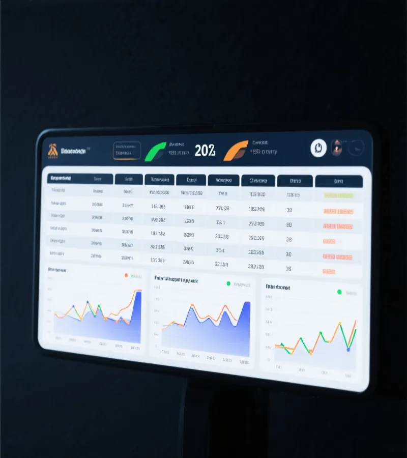 开奖结果与走势观察界面示意图